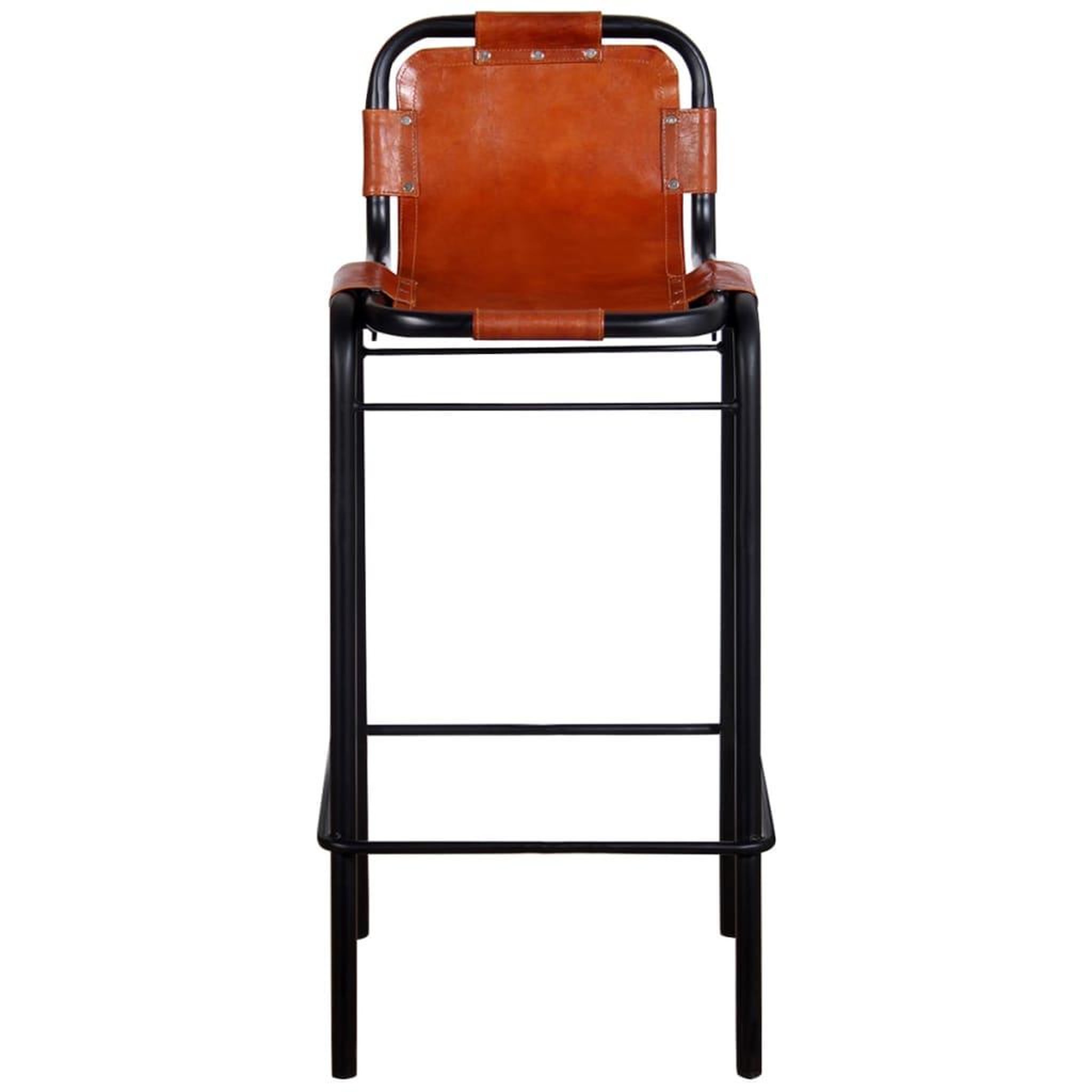 Voir la diapositive 3 : VIDAXL Tabourets de bar lot de 2 cuir veritable