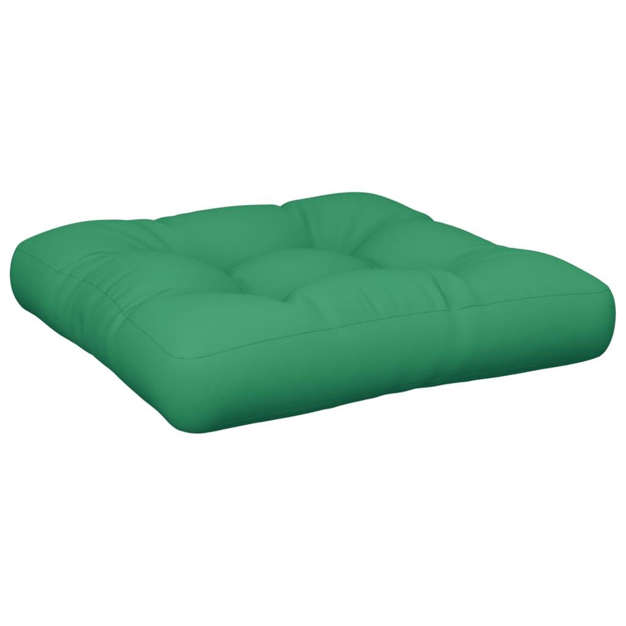 Voir la diapositive 2 : VIDAXL Coussin de palette vert 60x60x12 cm tissu