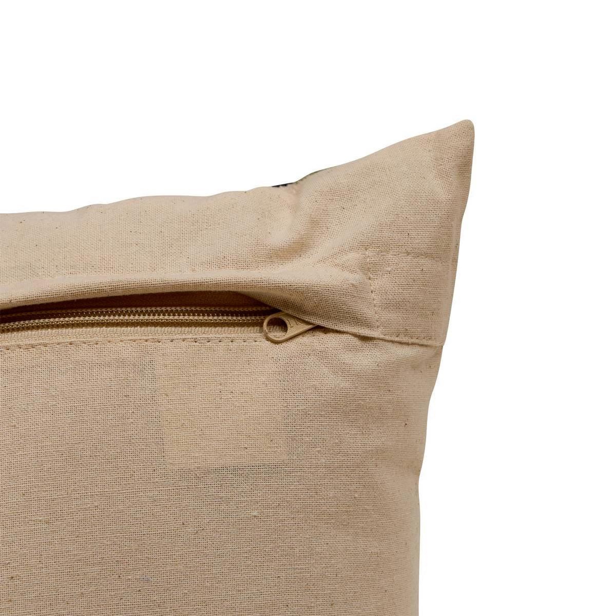 Voir la diapositive 3 : ATMOSPHERA Coussin déco brodé  hary  30x50cm multicolore