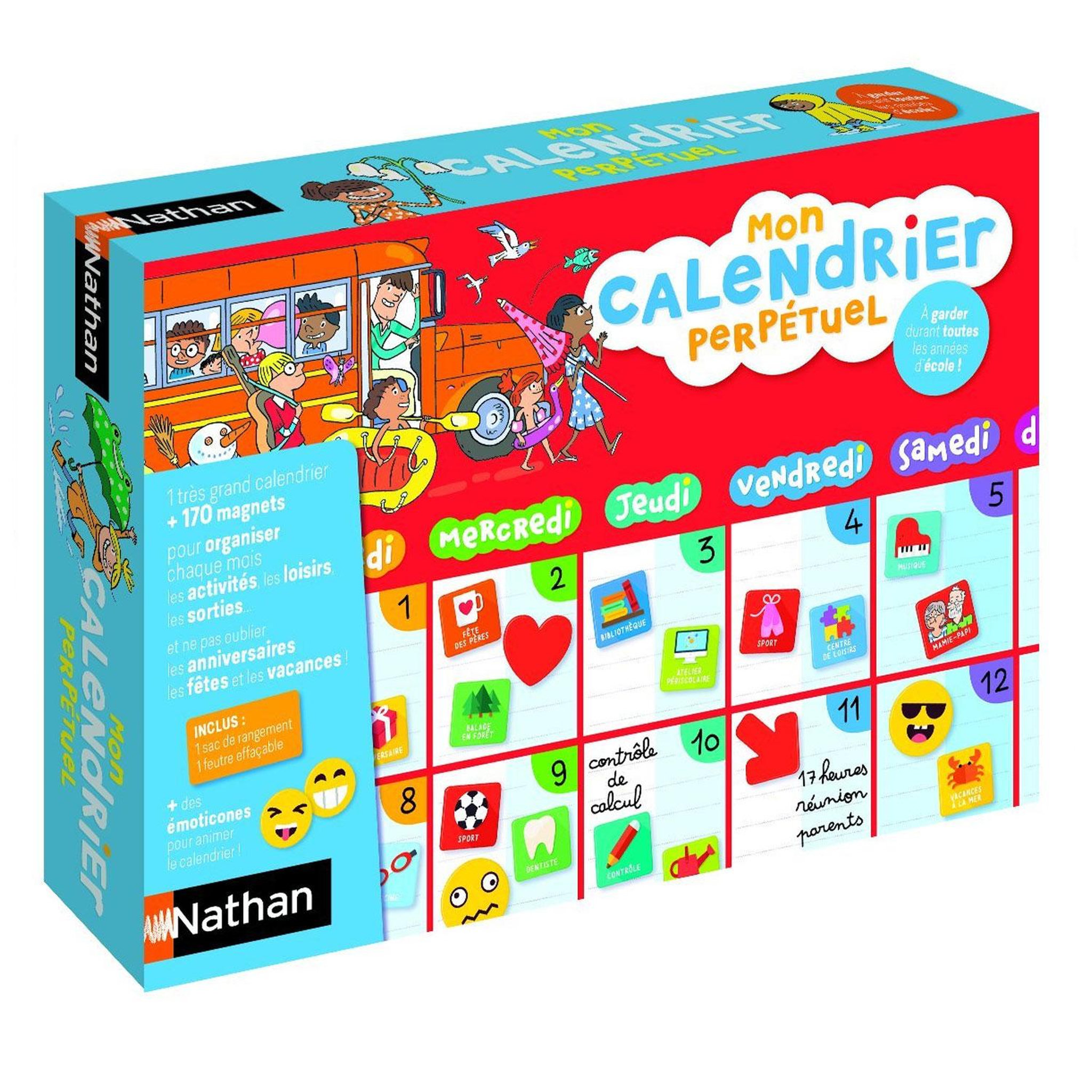Voir la diapositive 2 : Nathan Mon calendrier perpétuel