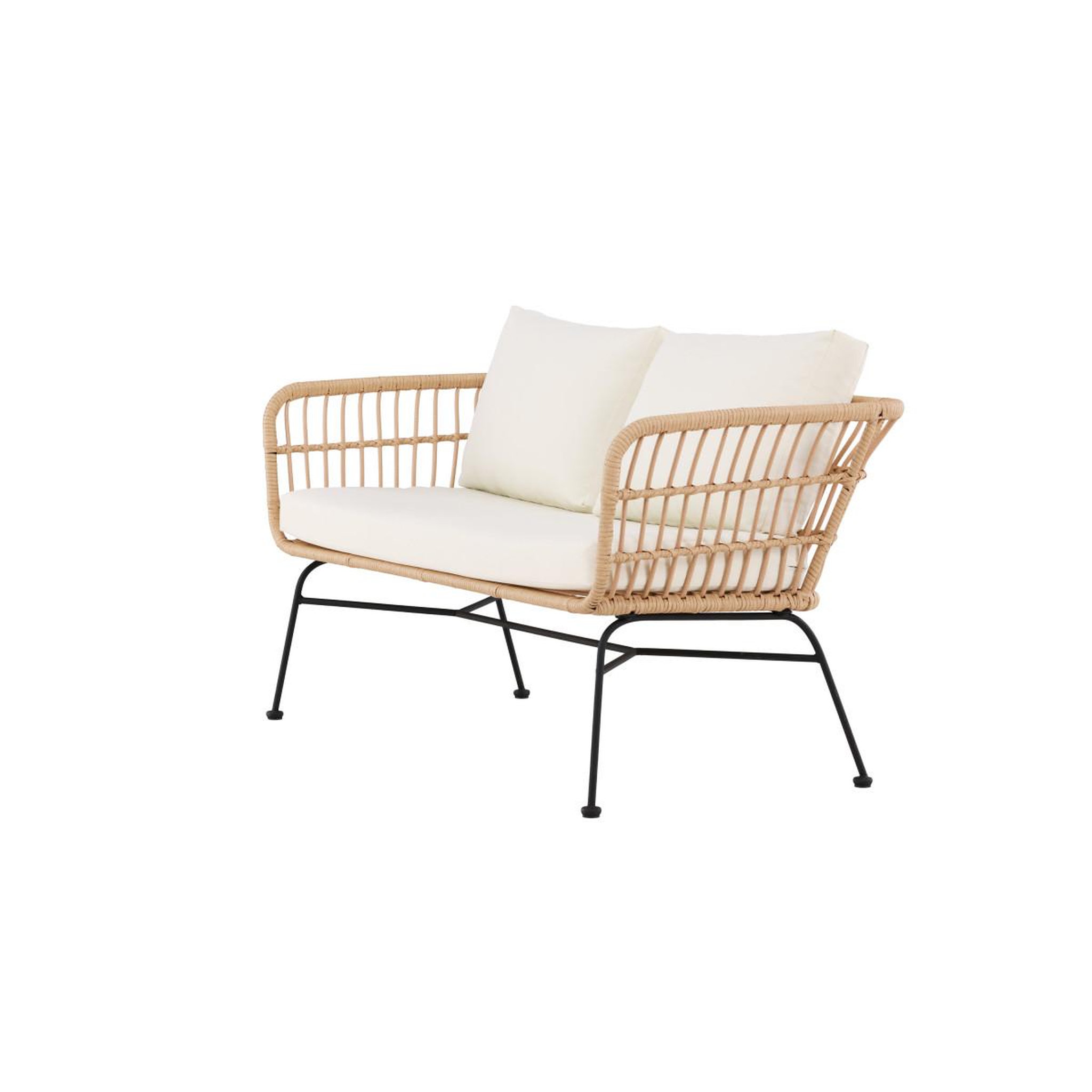 Voir la diapositive 6 : Paris Prix Canapé de jardin 2 places  isola  140cm naturel