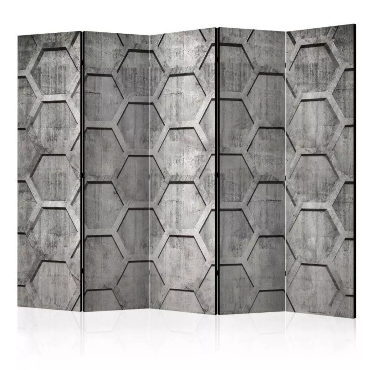 Paris Prix Paravent 5 Volets  Platinum Cubes  172x225cm