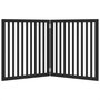 Voir la diapositive 4 : VIDAXL Barriere pour chien pliable 2 panneaux noir bois de peuplier