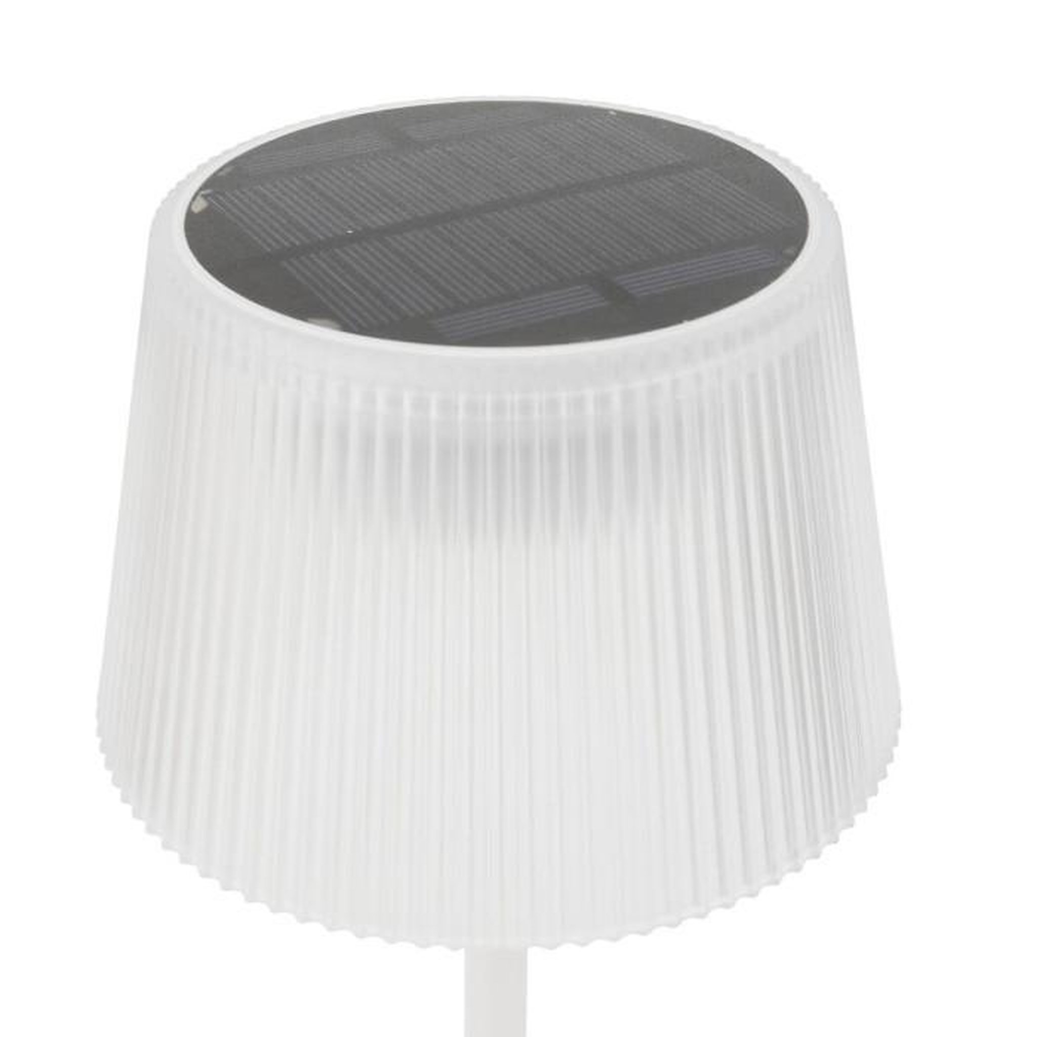Voir la diapositive 2 : ATMOSPHERA Lampe Solaire à LED  Katy  30cm Blanc