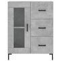 Voir la diapositive 5 : VIDAXL Buffet gris beton 69,5x34x90 cm bois d'ingenierie