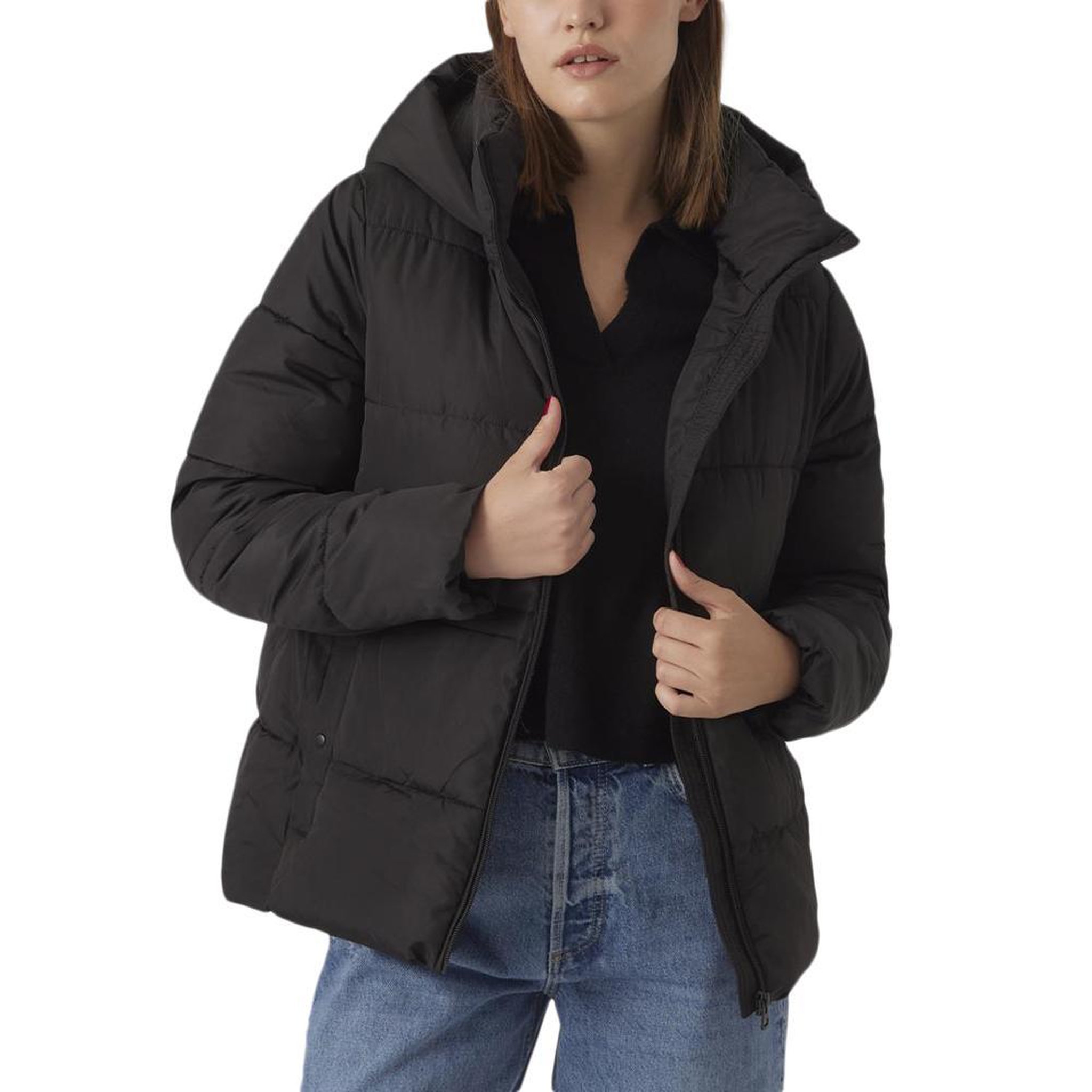 Voir la diapositive 1 : Vero Moda Doudoune Noir Femme Vero Moda Lucy