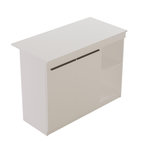 Habitat et Jardin Table de cuisine en bois  Orlando  - 120 x 60 x 88 cm - Blanc