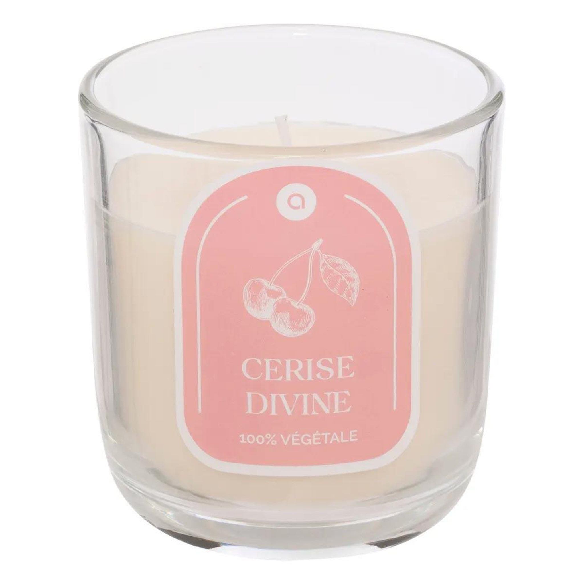 ATMOSPHERA Bougie Parfumée en Verre  Floa  210g Cerise