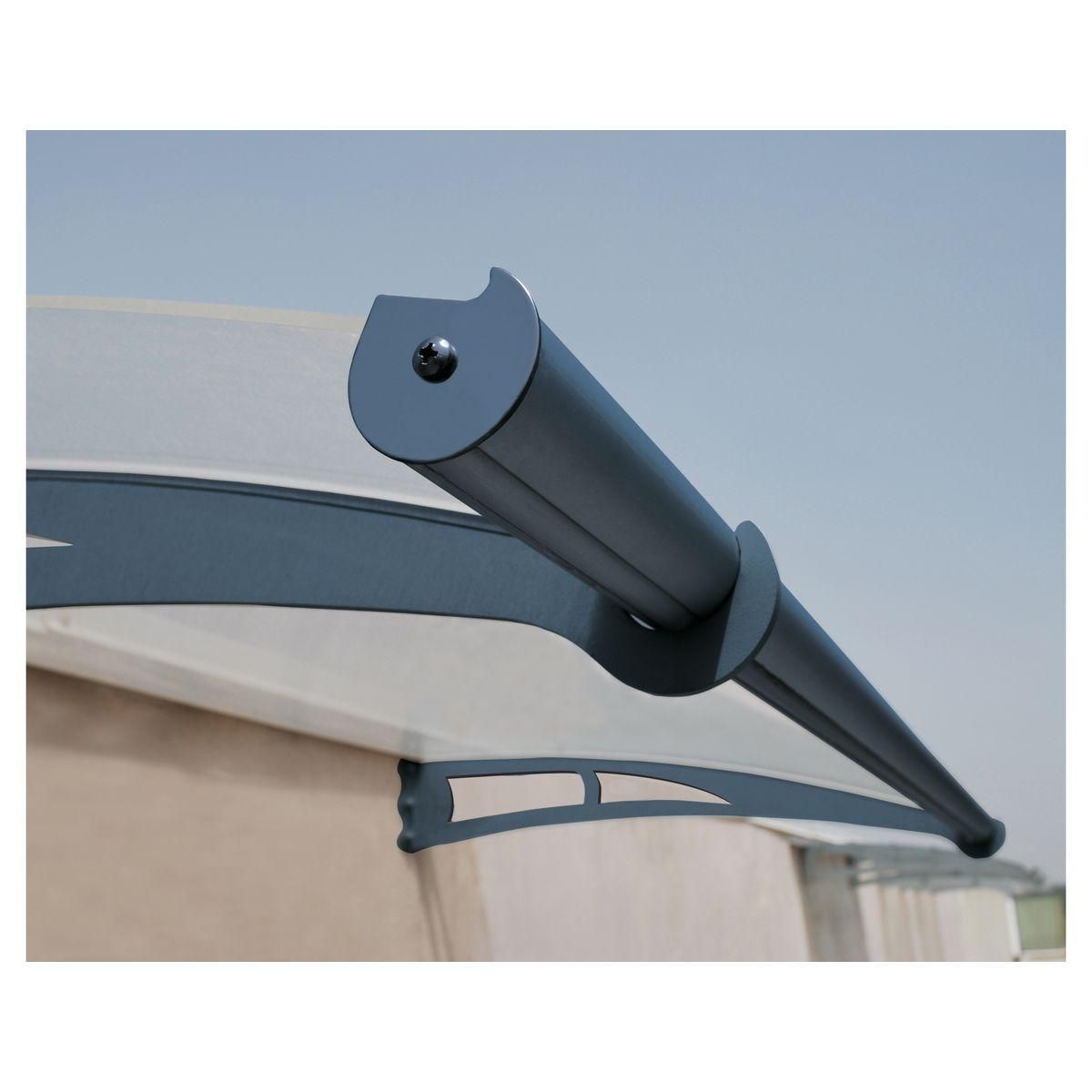 Canopia by PALRAM Marquise - Anthracite - 91-5x412cm - AQUILA 4100