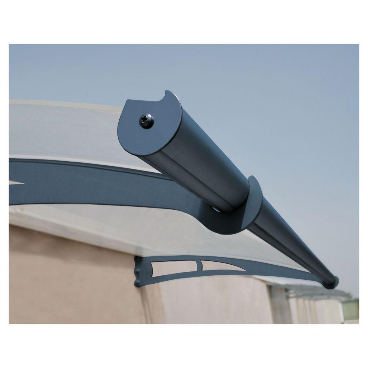 Canopia by PALRAM Marquise - Anthracite - 91-5x412cm - AQUILA 4100