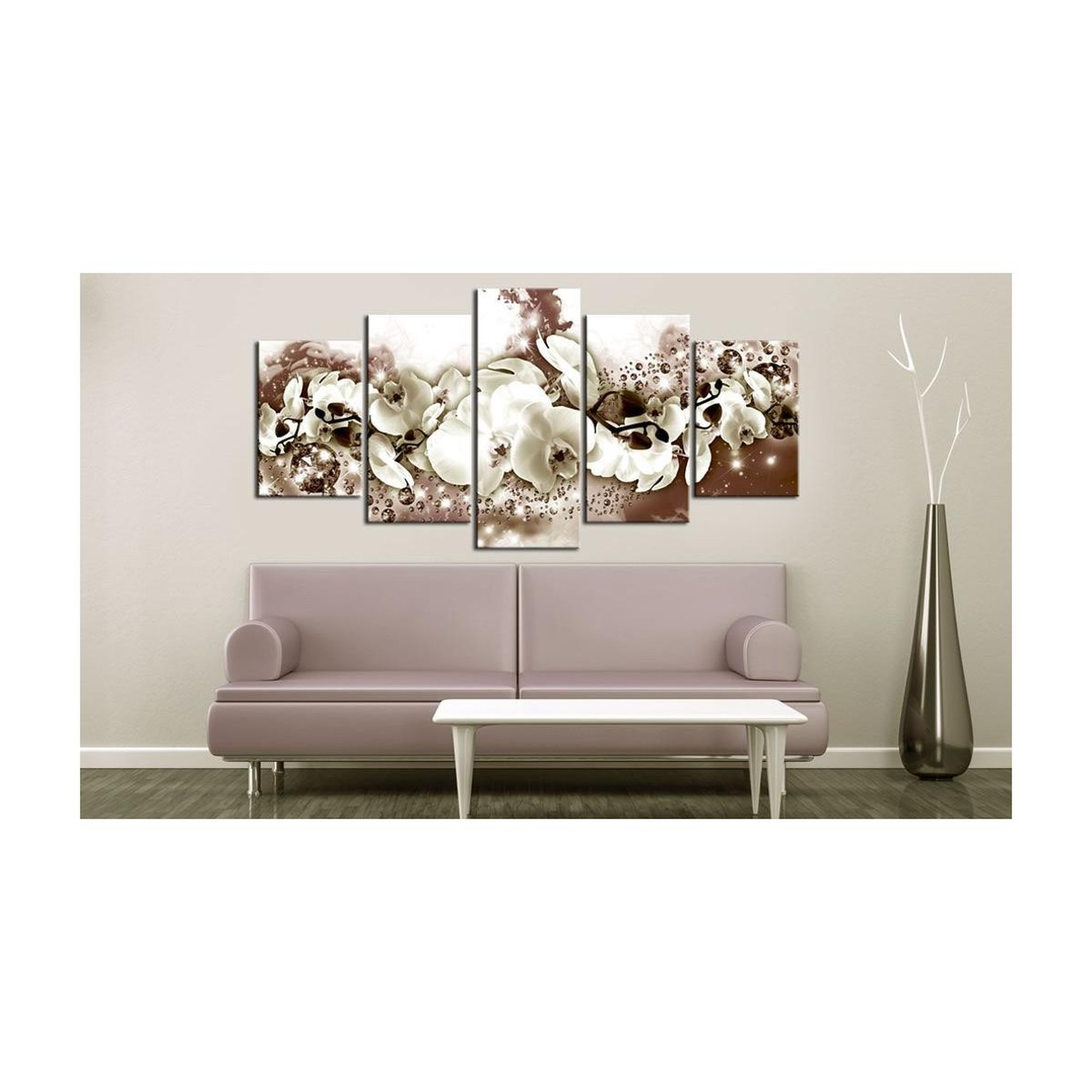 Voir la diapositive 2 : Paris Prix Tableau imprimé  chocolate orchid