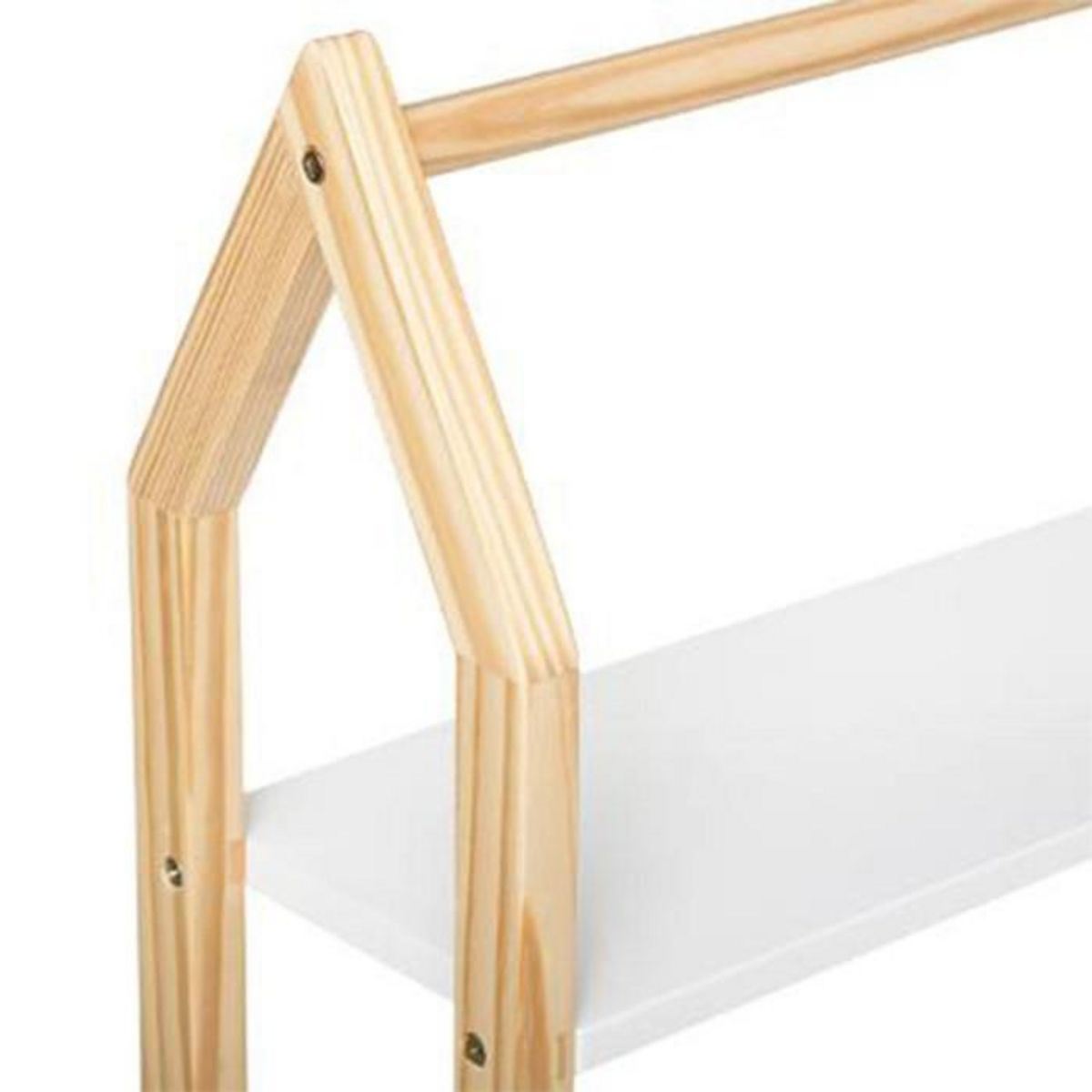 Atmosphera Kids Étagère Murale Enfant  Maison  56cm Blanc