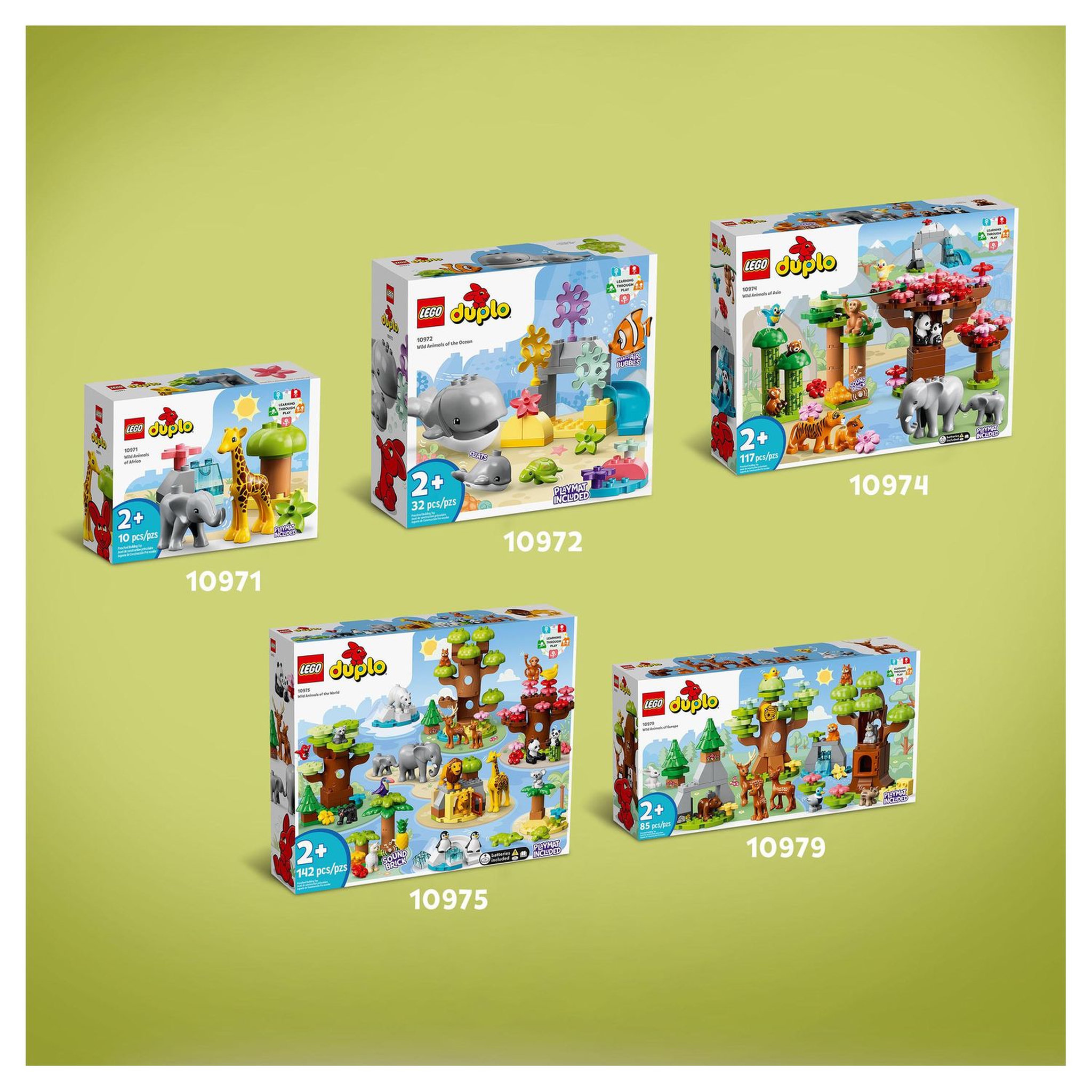 Voir la diapositive 7 : LEGO Duplo 10973 Les animaux sauvages d'Amérique du Sud, Jouet Enfant 2 Ans, avec Crocodile