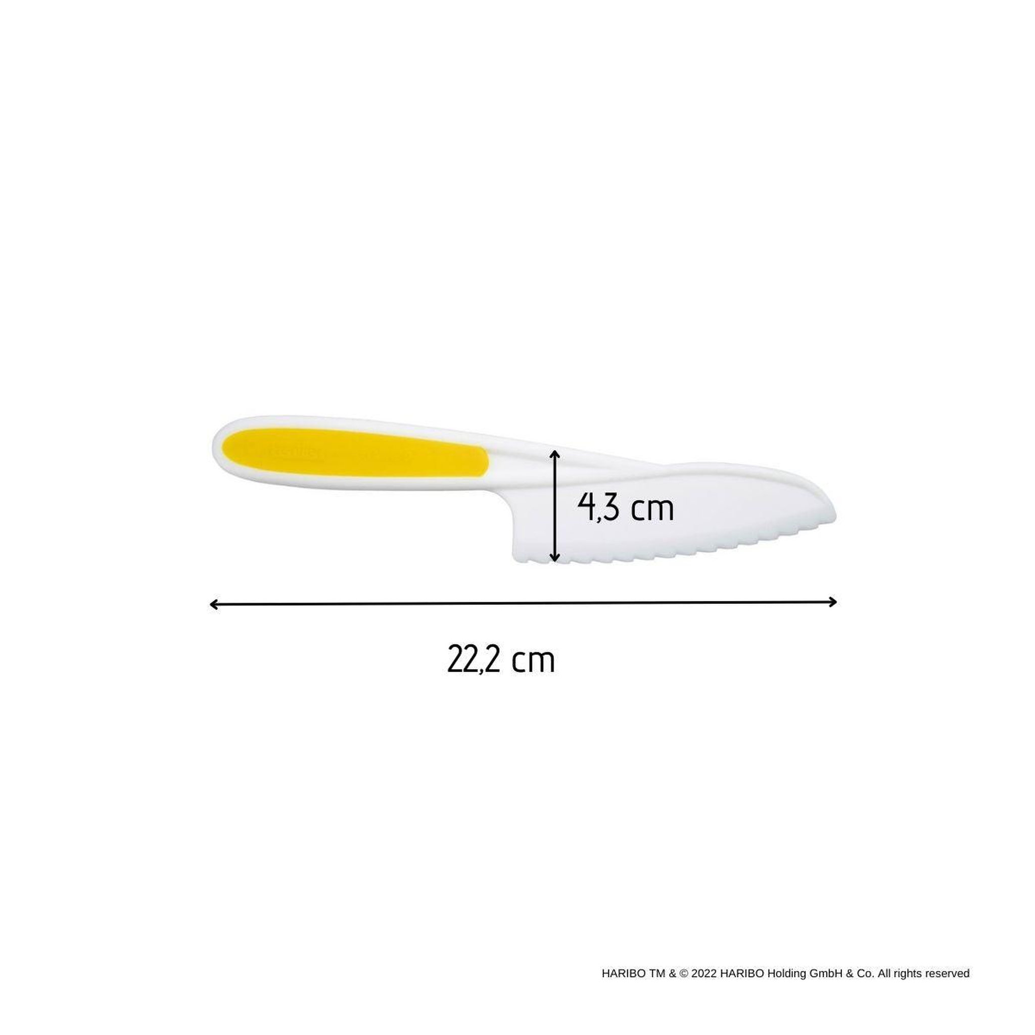 Voir la diapositive 3 : ZENKER Couteau de cuisine pour enfant en plastique 22,2 cm zenker haribo