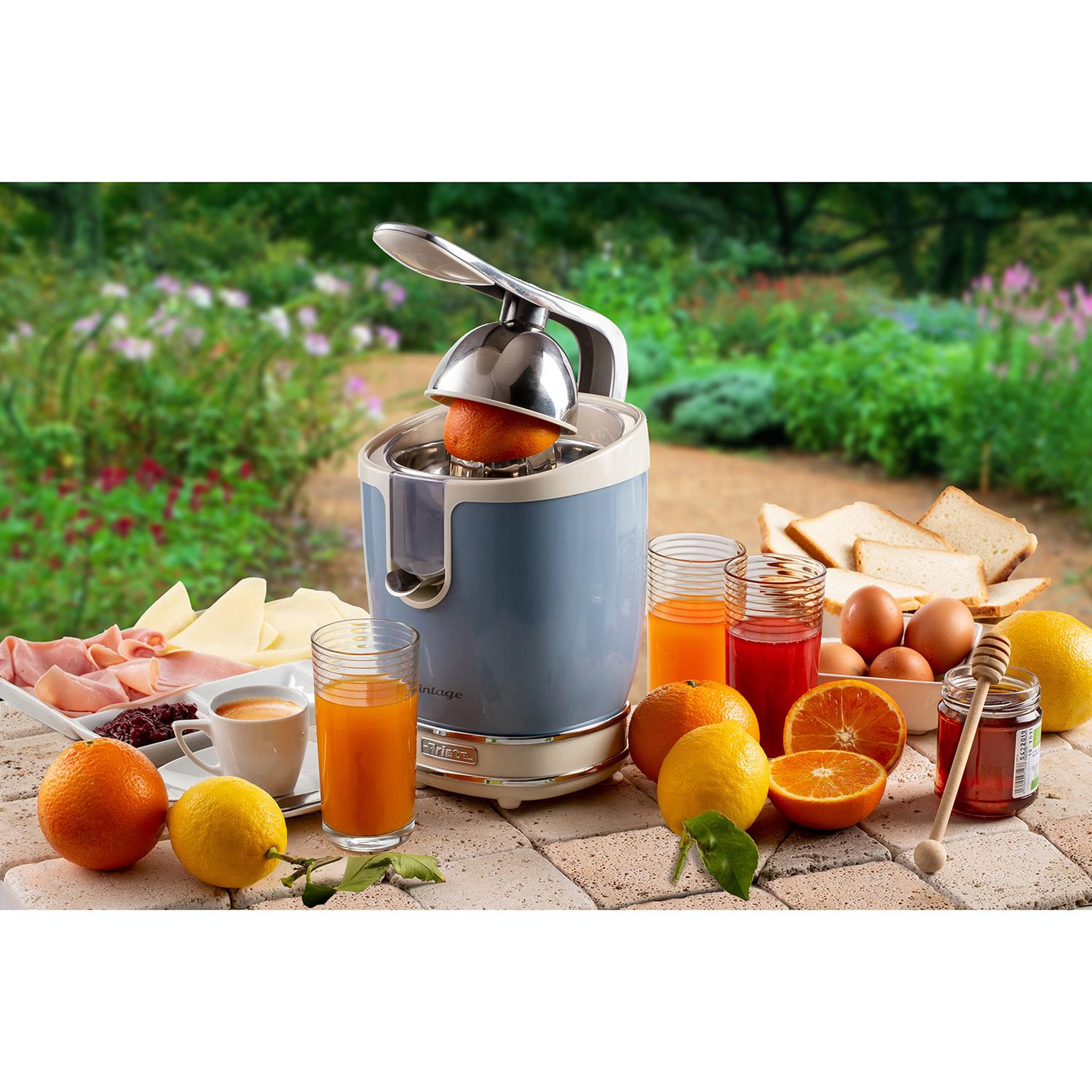 Voir la diapositive 2 : ARIETE Presse-agrumes 85w bleu - 413/3