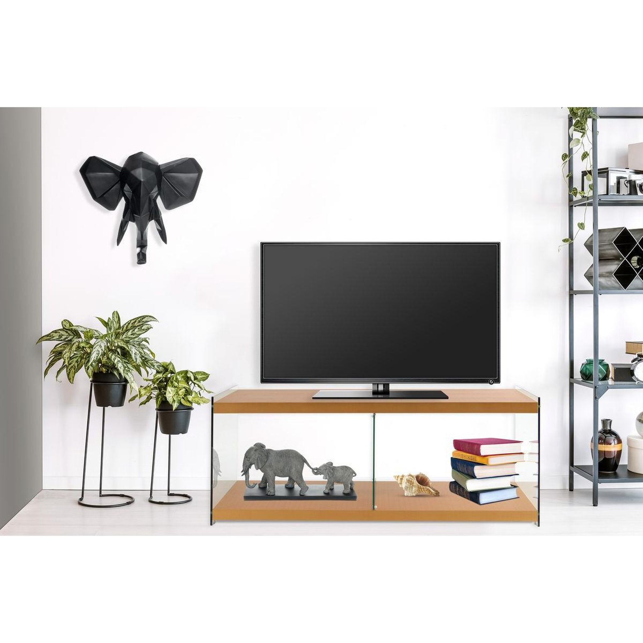 Voir la diapositive 3 : Paris Prix Meuble TV Design  Elementary  120cm Or