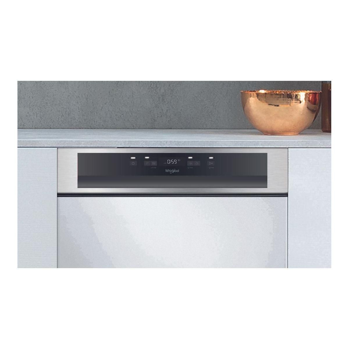 Whirlpool Lave vaisselle encastrable WBO3T133PFX 6ème sens