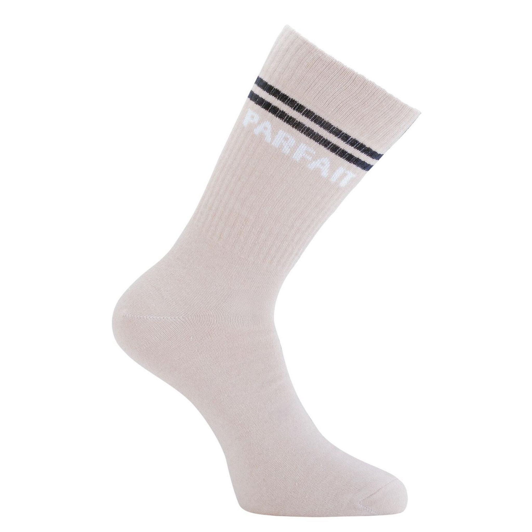 Voir la diapositive 3 : TWINDAY Lot de 2 paires de chaussettes homme type tennis mignon et parfait