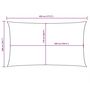 Voir la diapositive 6 : VIDAXL Voile de parasol tissu oxford rectangulaire 2x4,5 m bleu
