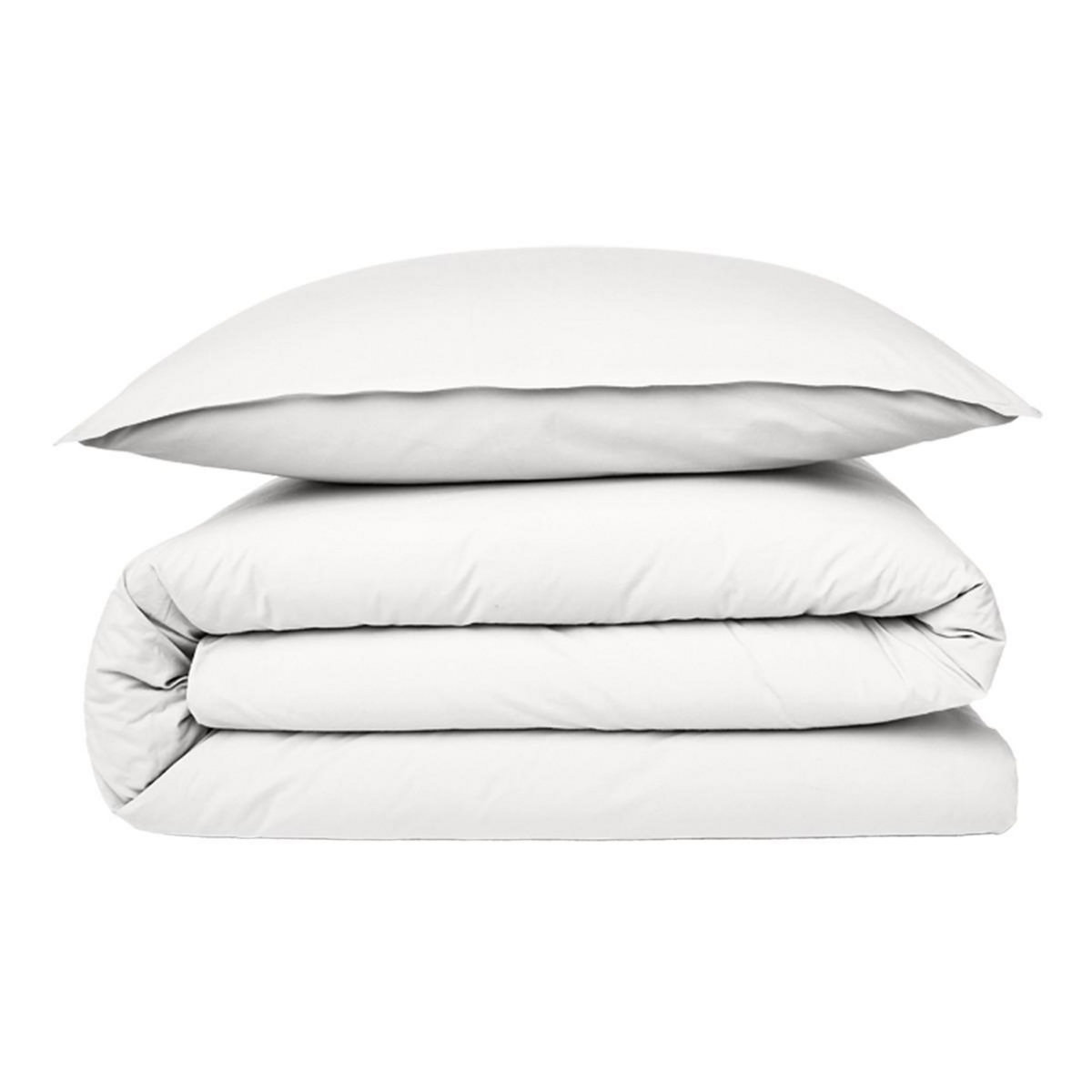 FUTURE HOME Housse de couette en coton 57 fils unie