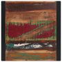 Voir la diapositive 4 : VIDAXL Table a manger 70x70x75 cm Bois de recuperation massif