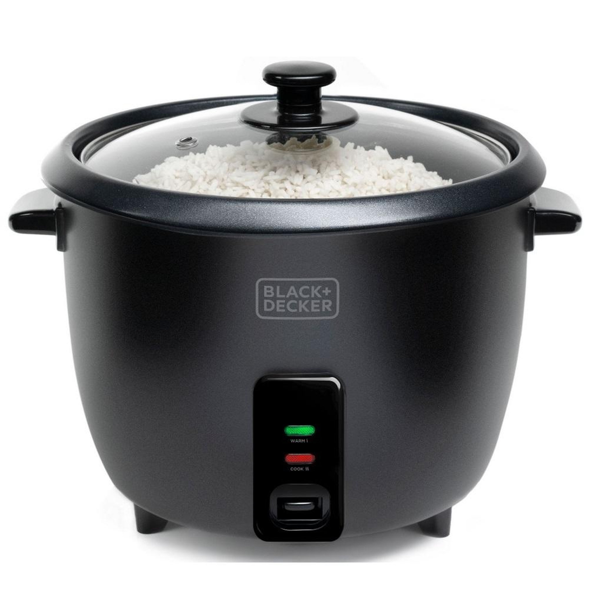 Voir la diapositive 3 : Black et Decker Cuiseur à riz 1.8l 700w avec panier vapeur noir - BXRC1800E