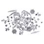 Voir la diapositive 3 : ACTUEL Suspensions lot 80pcs argent