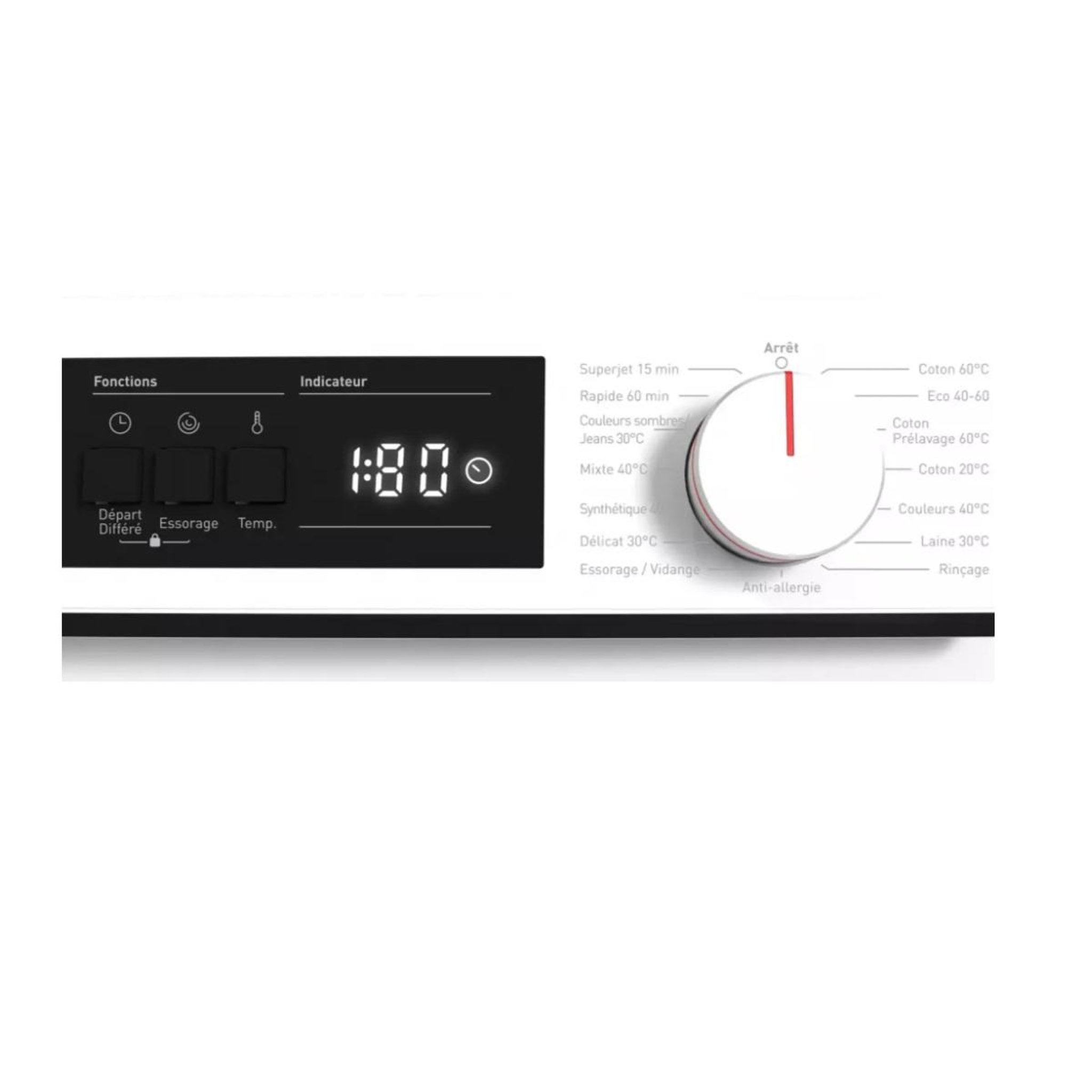 Voir la diapositive 6 : Sharp Lave-linge frontal 7kg 1400 tours/min - esnfa7141wc