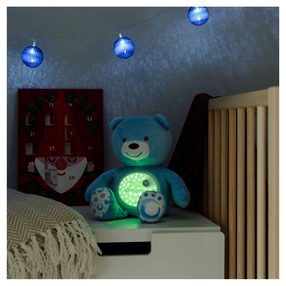 CHICCO Ourson projecteur baby bear neutre interactif