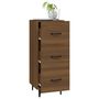 Voir la diapositive 4 : VIDAXL Buffet Chene marron 34,5x34x90 cm Bois d'ingenierie