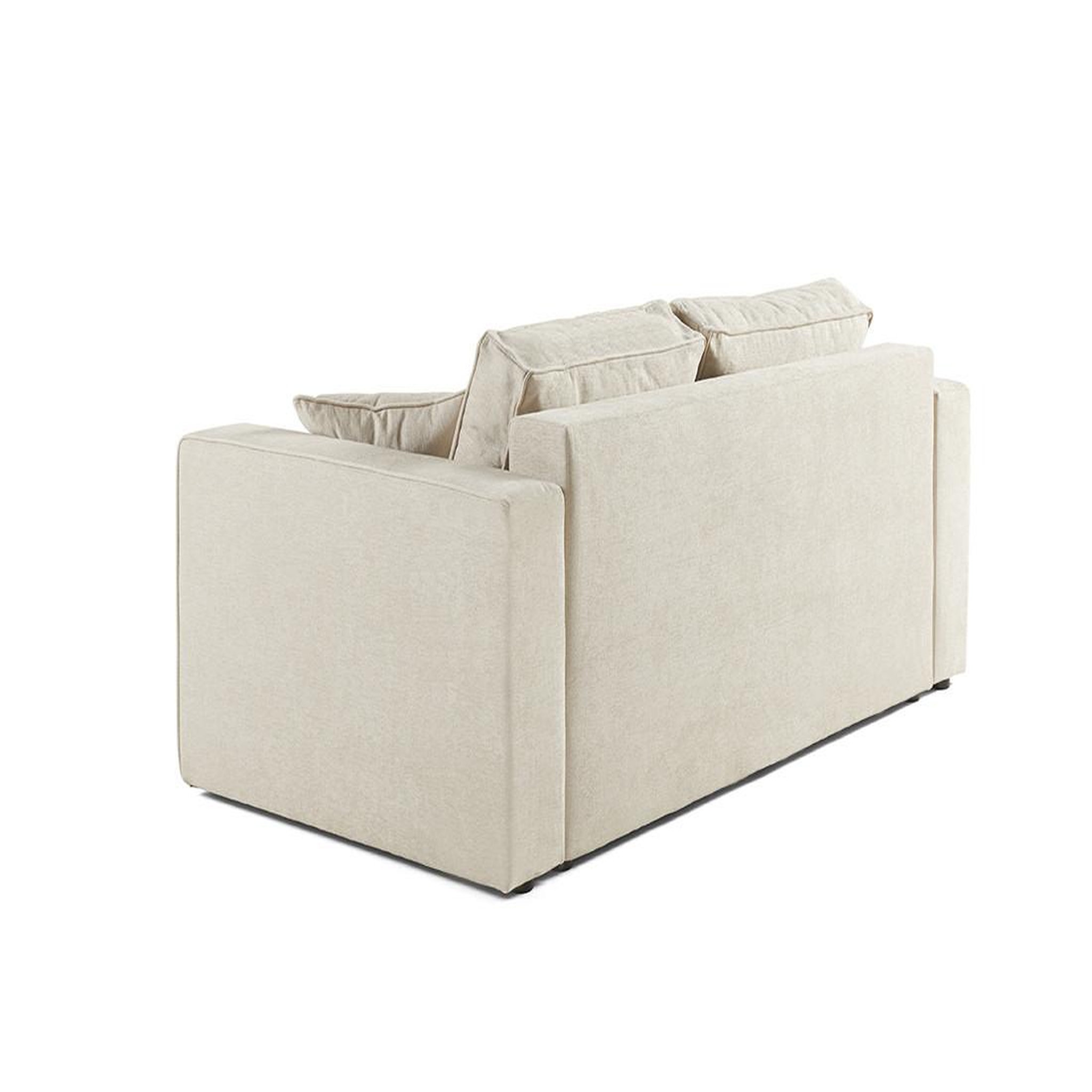Voir la diapositive 5 : BEST MOBILIER Topaze - canapé droit 2 places - en tissu