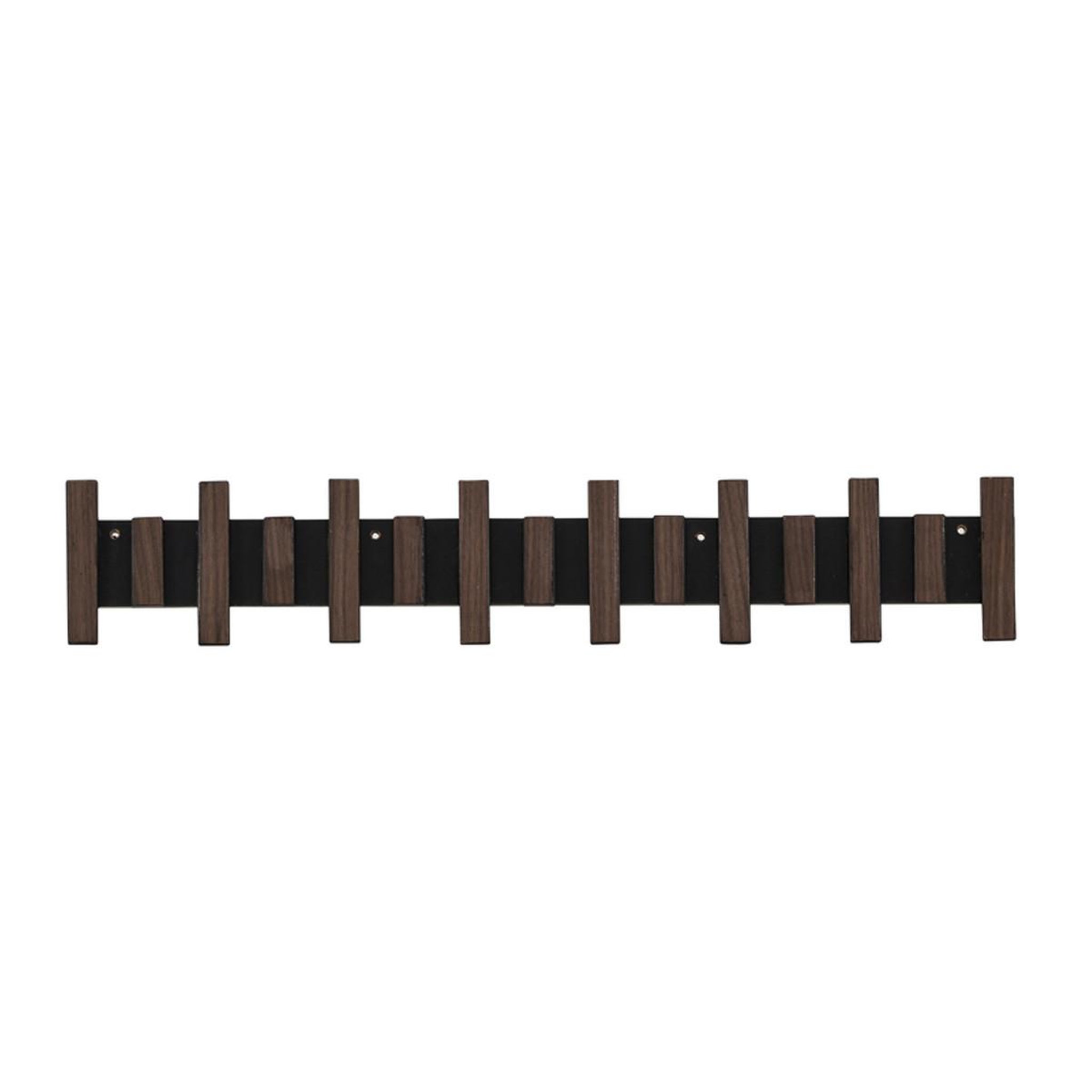 Voir la diapositive 2 : Paris Prix Patère design 8 crochets  nimes  75cm marron