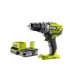 Ryobi Pack RYOBI 18V Perceuse-visseuse One+ R18DD3-0 - 1 Batterie 2.5Ah - 1 Chargeur rapide RC18120-125