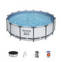 Voir la diapositive 8 : BESTWAY Piscine tubulaire ronde - 457x122cm - STEEL PRO MAX™
