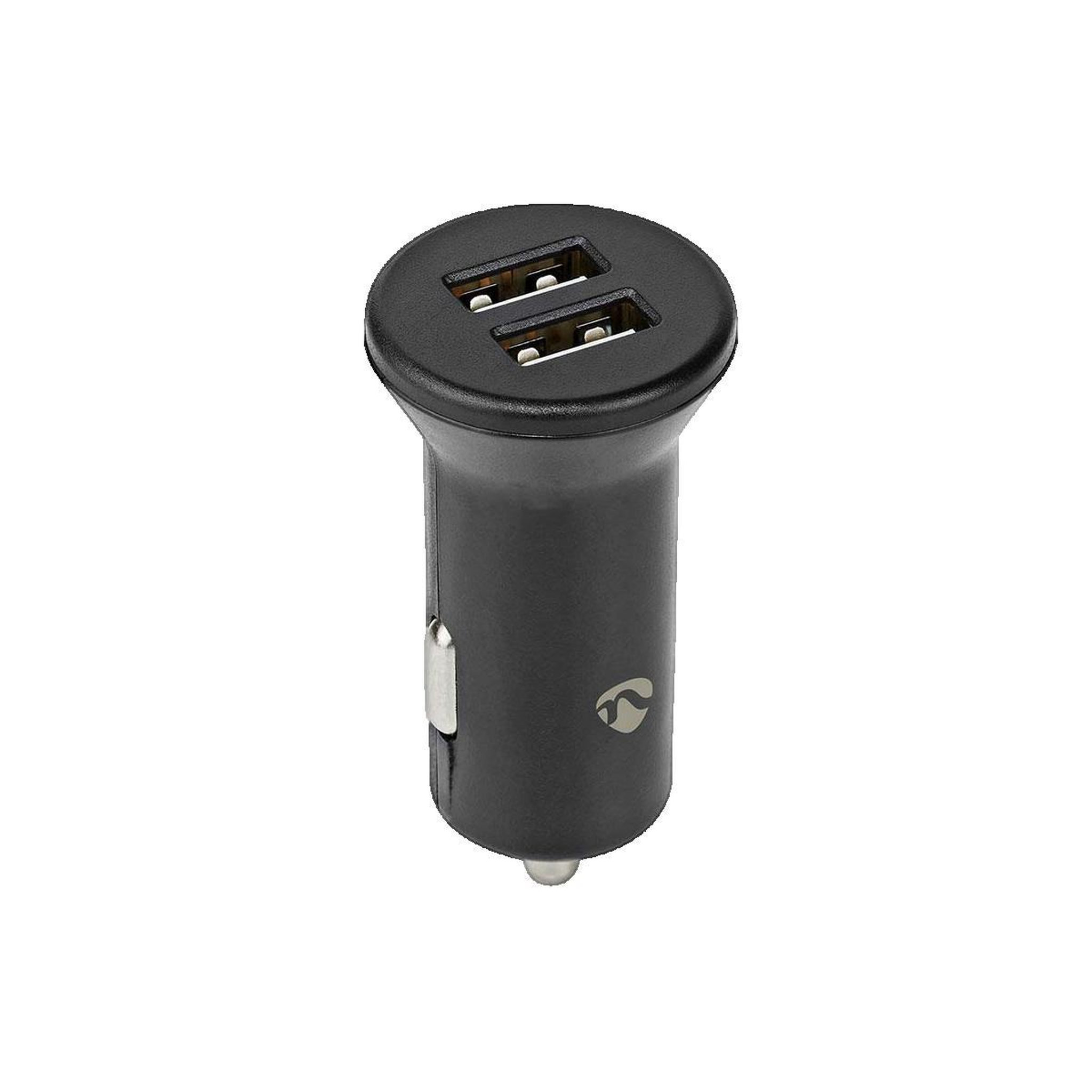 NEDIS Chargeur de voiture Nedis CCHAU480ABK noir, double port USB, 4,8 A