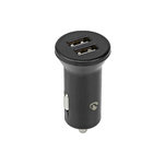 NEDIS Chargeur de voiture Nedis CCHAU480ABK noir, double port USB, 4,8 A