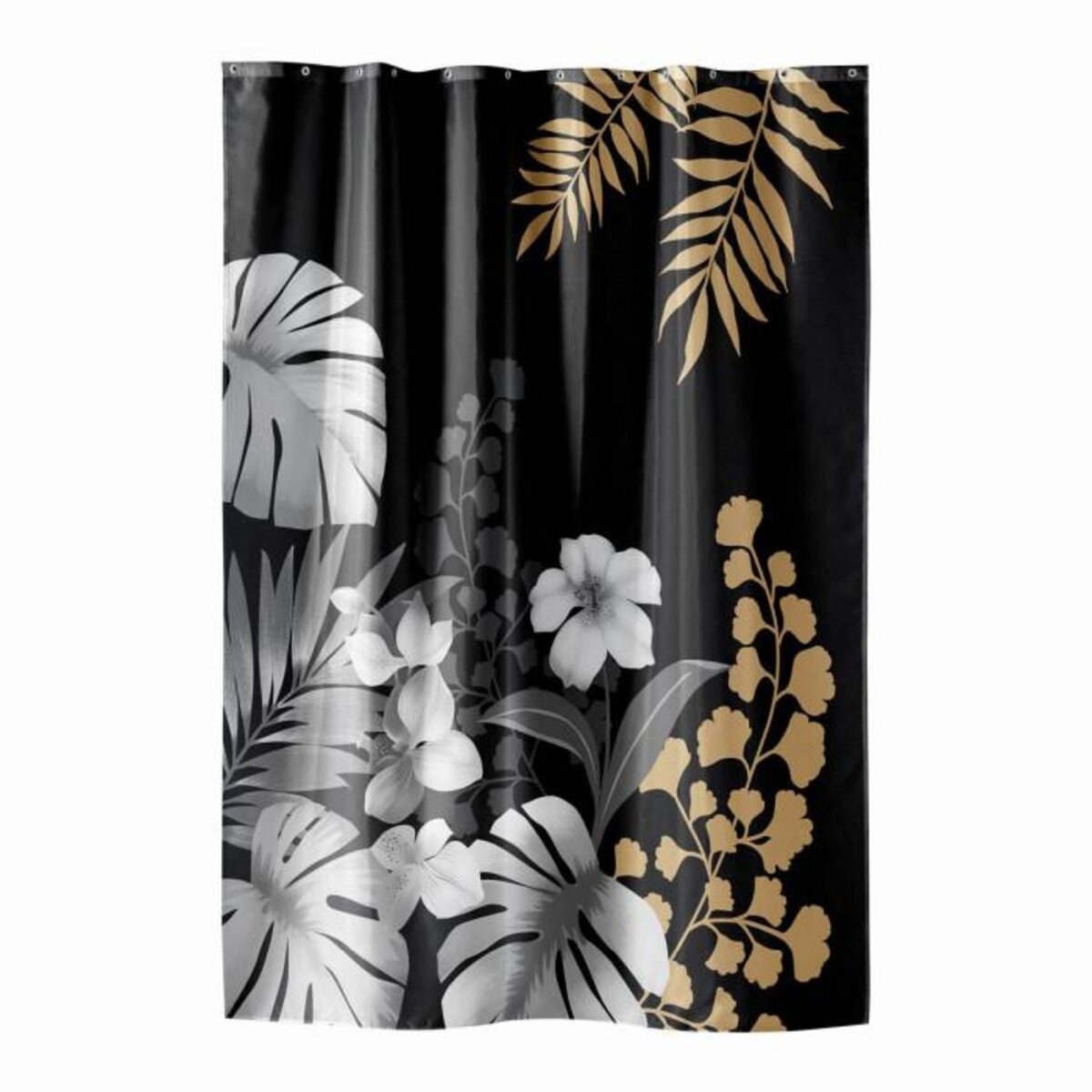 Paris Prix Rideau de Douche  Kelly  180x200cm Noir