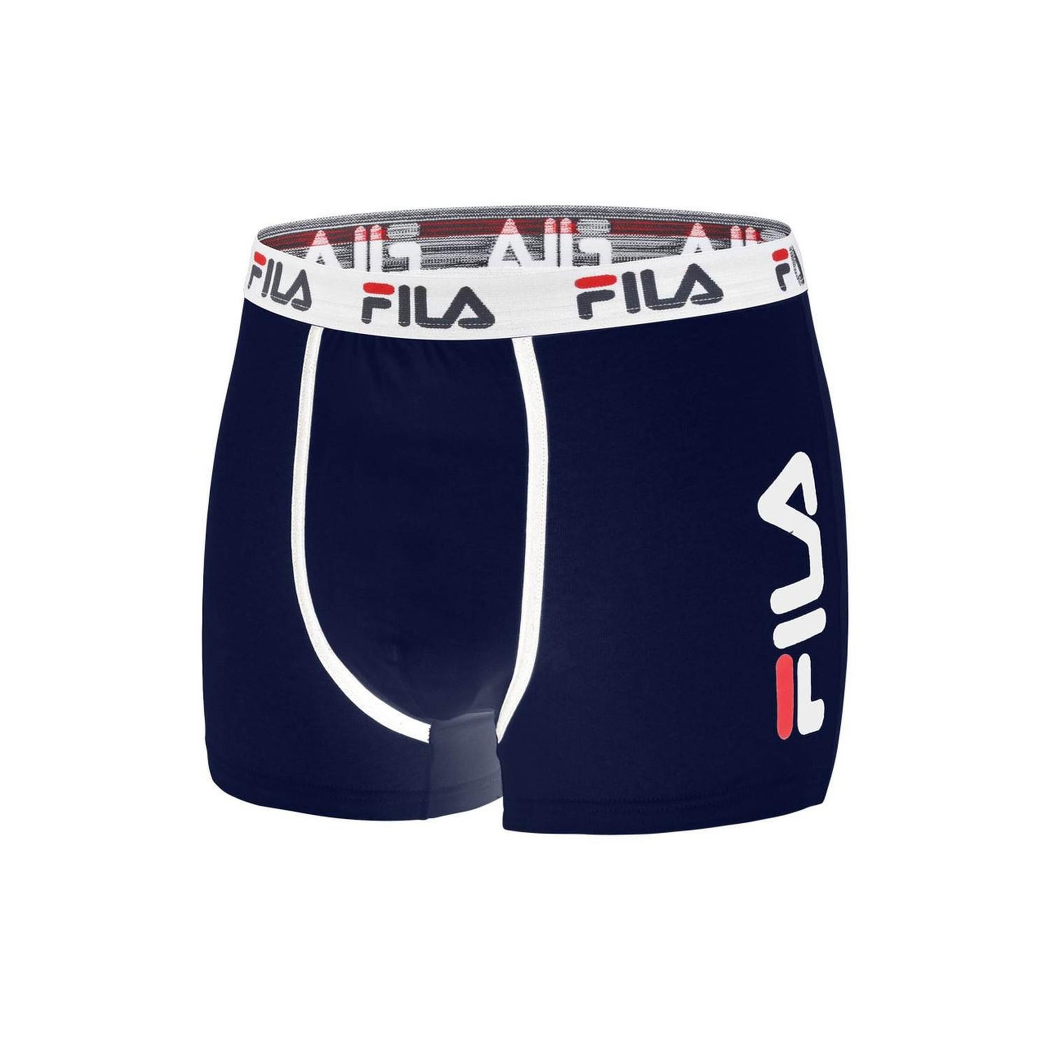 Voir la diapositive 4 : FILA Lot de 4 Boxers Coton homme FU5040 Uni