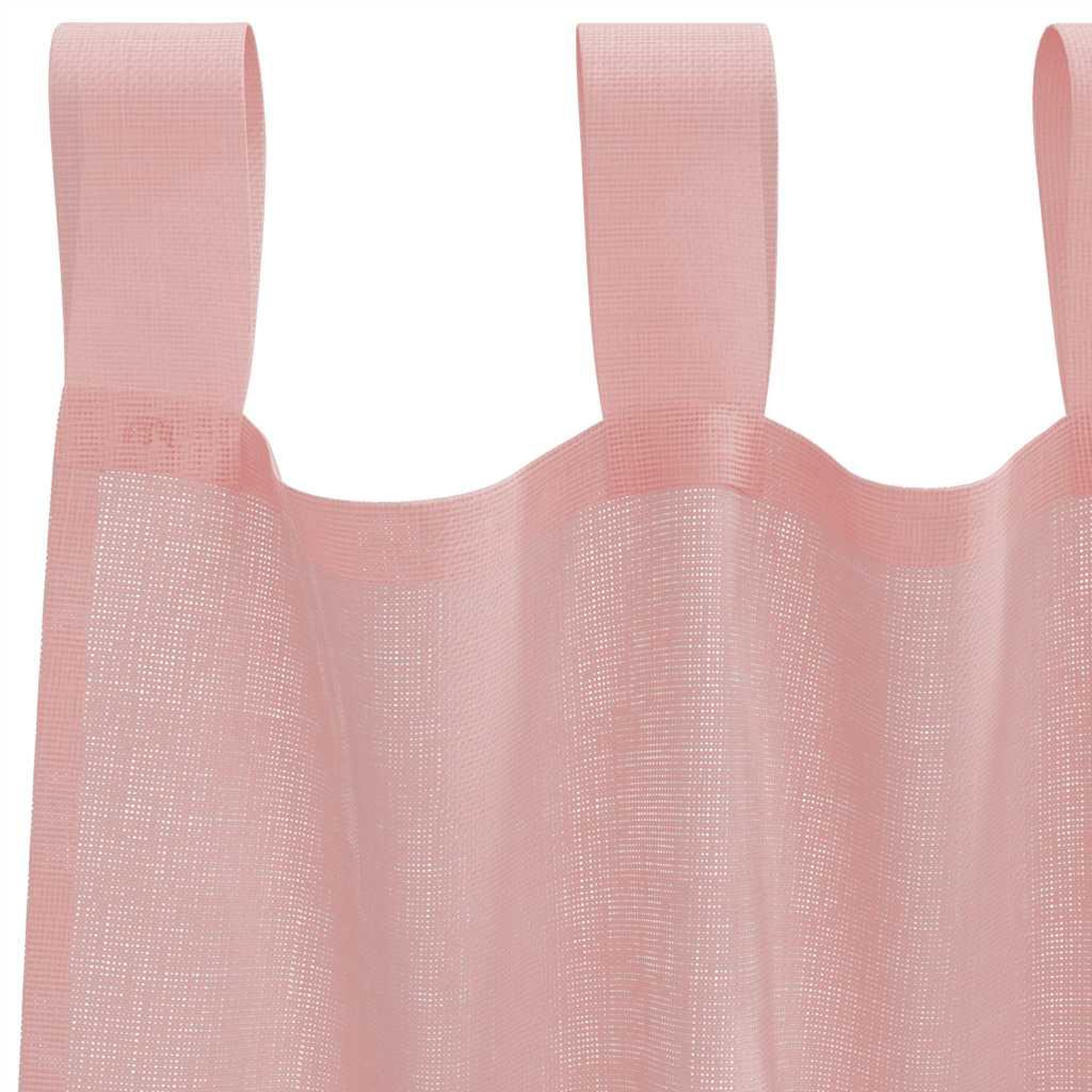 Voir la diapositive 5 : VIDAXL Rideaux en voile avec passe-tringles 2 pcs rose