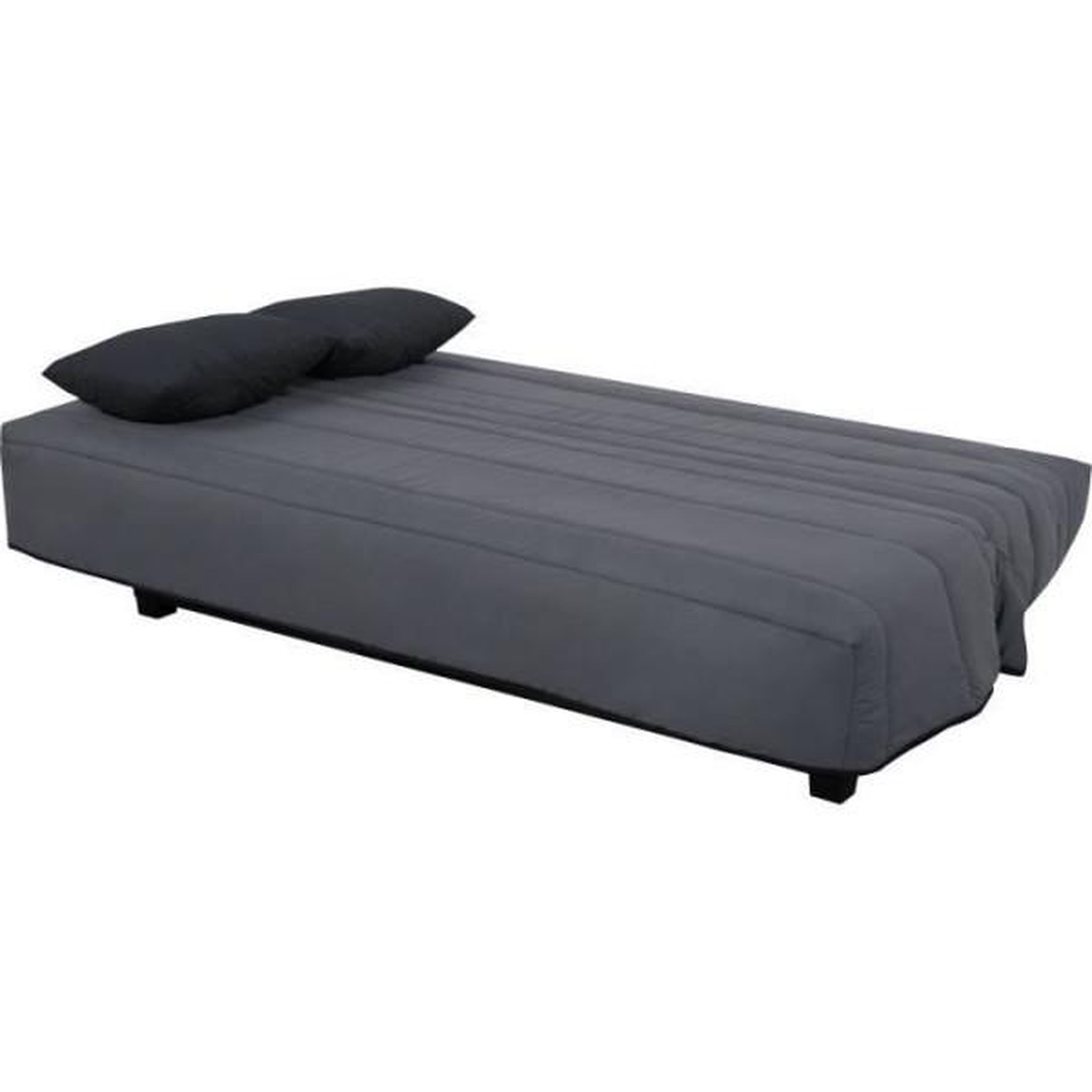 Voir la diapositive 4 : DUNLOPILLO DUNLOPILLO Banquette clic clac 2 places - Gris - ReVEUR
