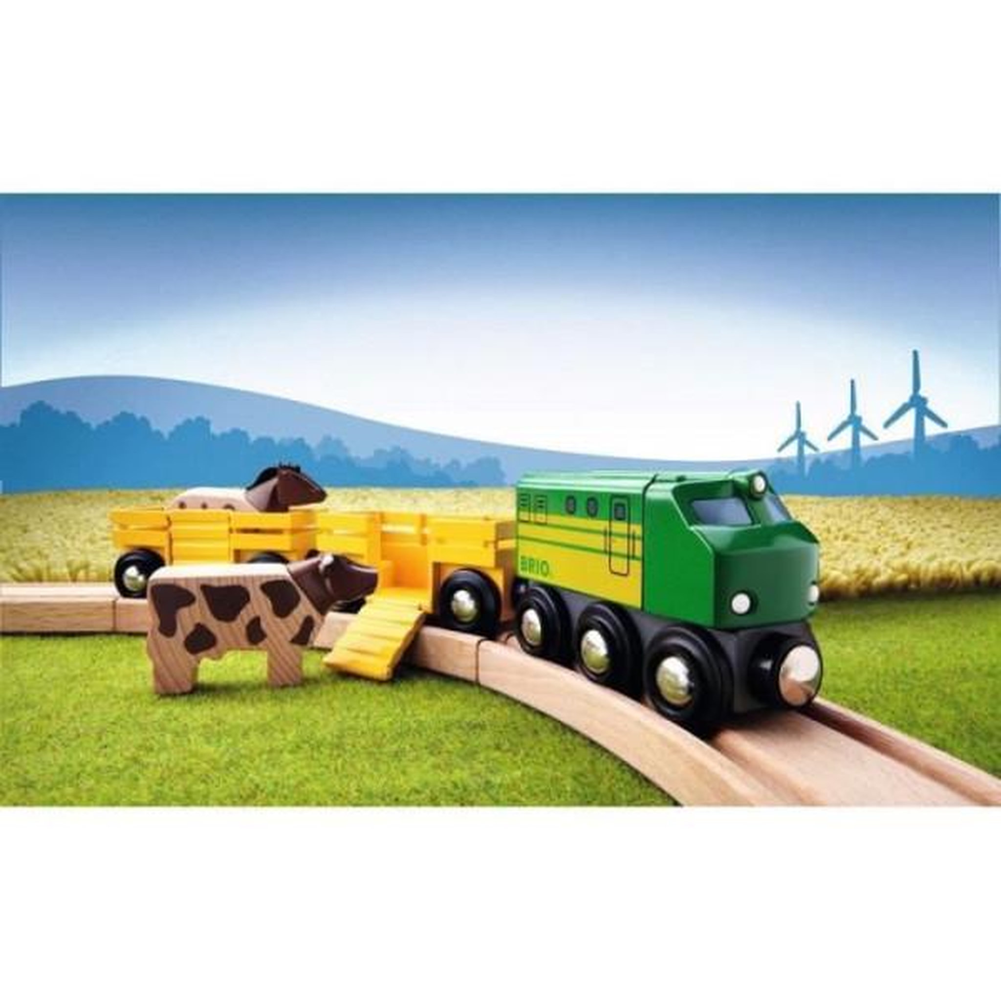 Voir la diapositive 4 : Brio Train des animaux de la ferme - brio - circuit en bois - ravensburger - mixte des 3 ans