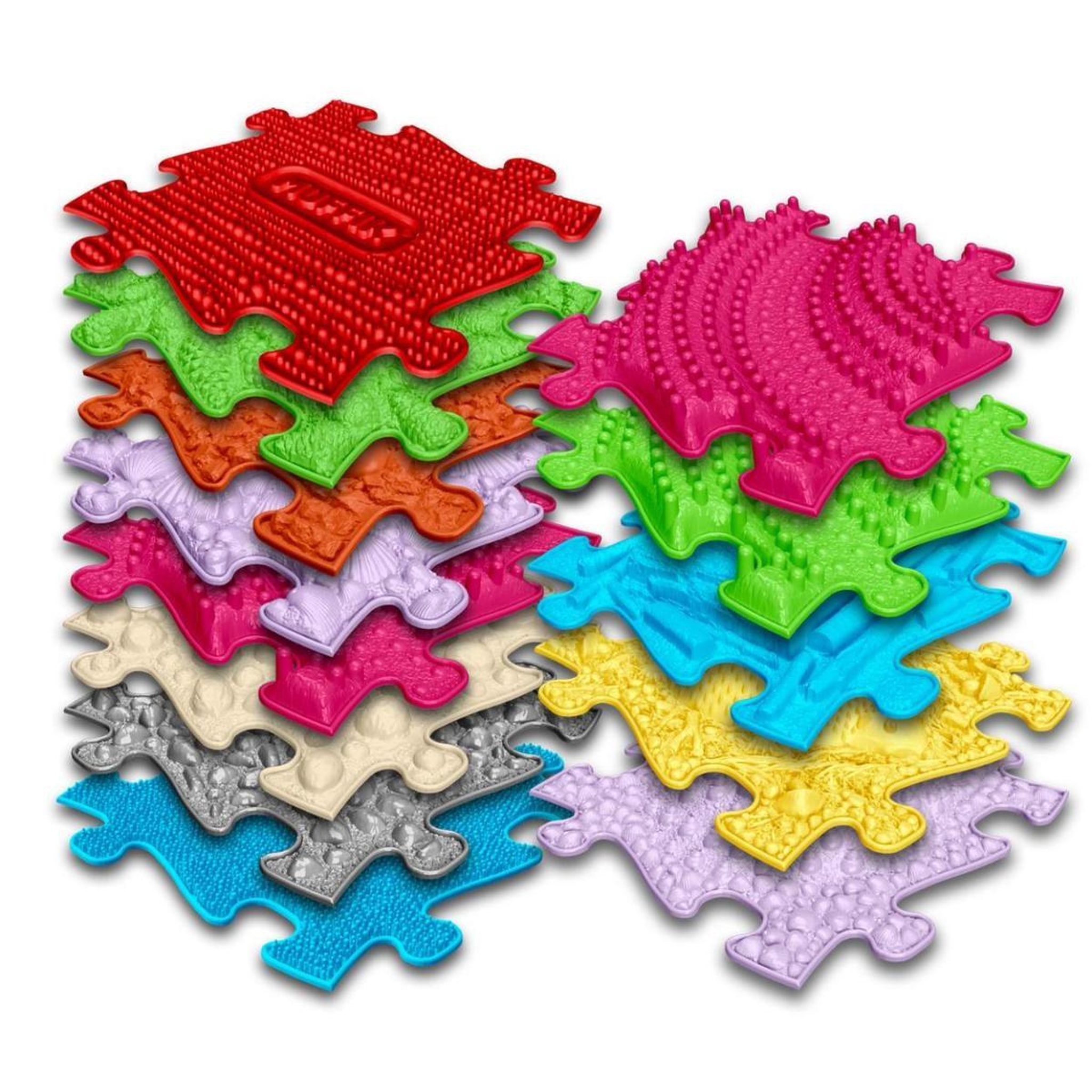 Voir la diapositive 3 : MUFFIK Tapis sensoriel  ensemble huge 1 - 13 pièces