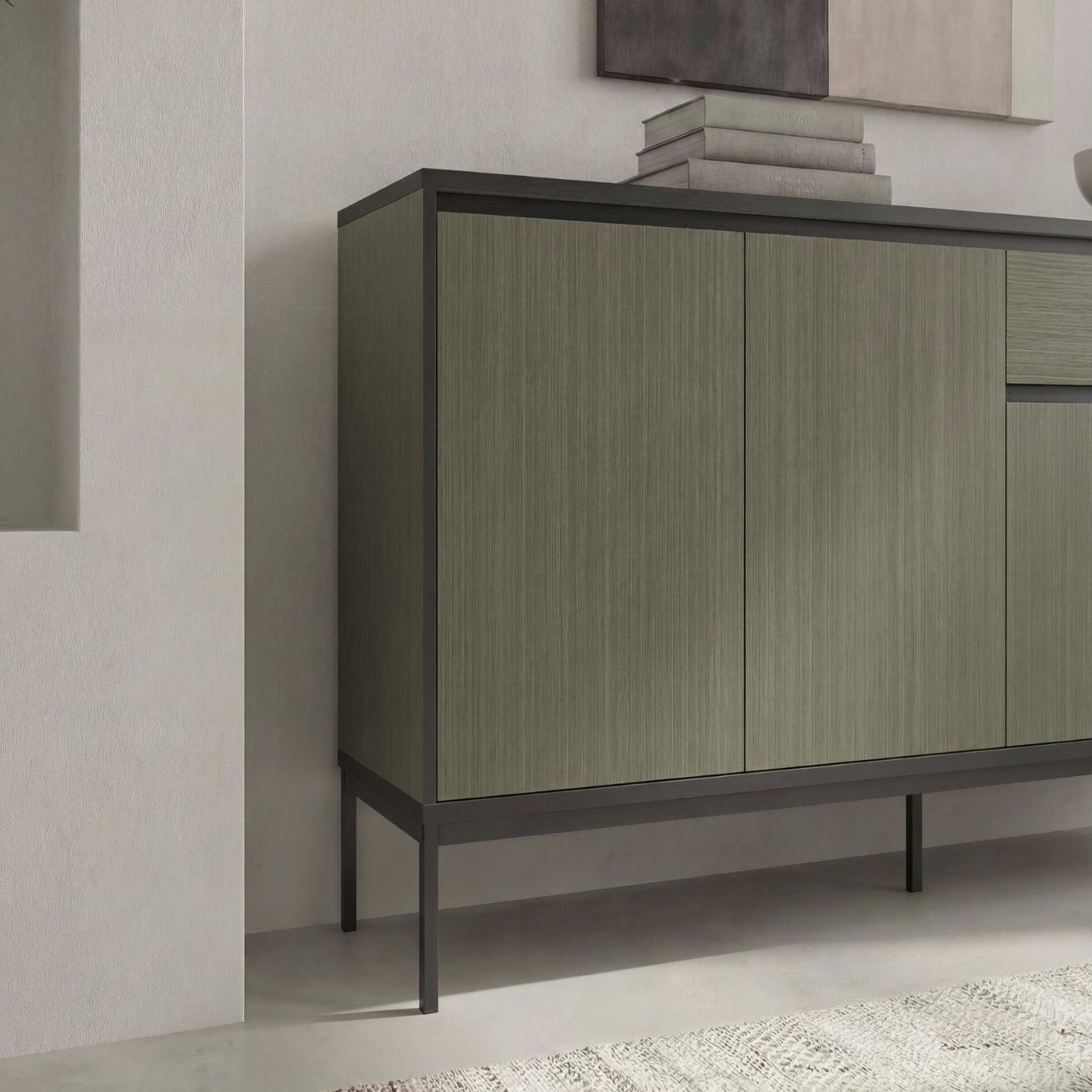 Voir la diapositive 6 : CASANOVA PARIS Vana - buffet 4 portes 180cm en mélamine