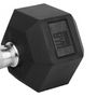 Voir la diapositive 2 : Orange Gym Orange Gym Haltere hexagonale 30 kg Noir