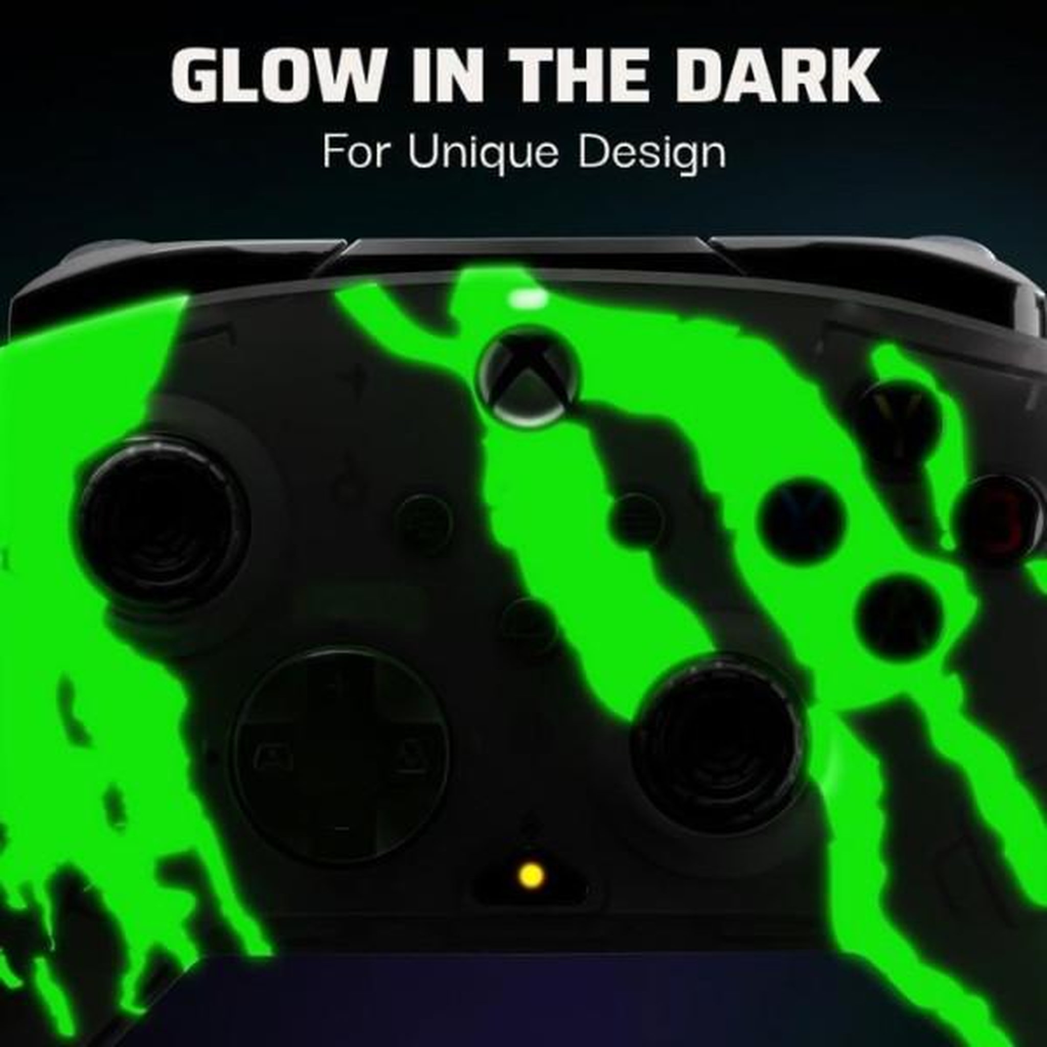 Voir la diapositive 3 : PDP Xbox REMATCH GLOW Wired controller Jolt Green