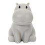Voir la diapositive 2 : Paris Prix Lampe Veilleuse Enfant Led  Hippopotame  16cm Gris