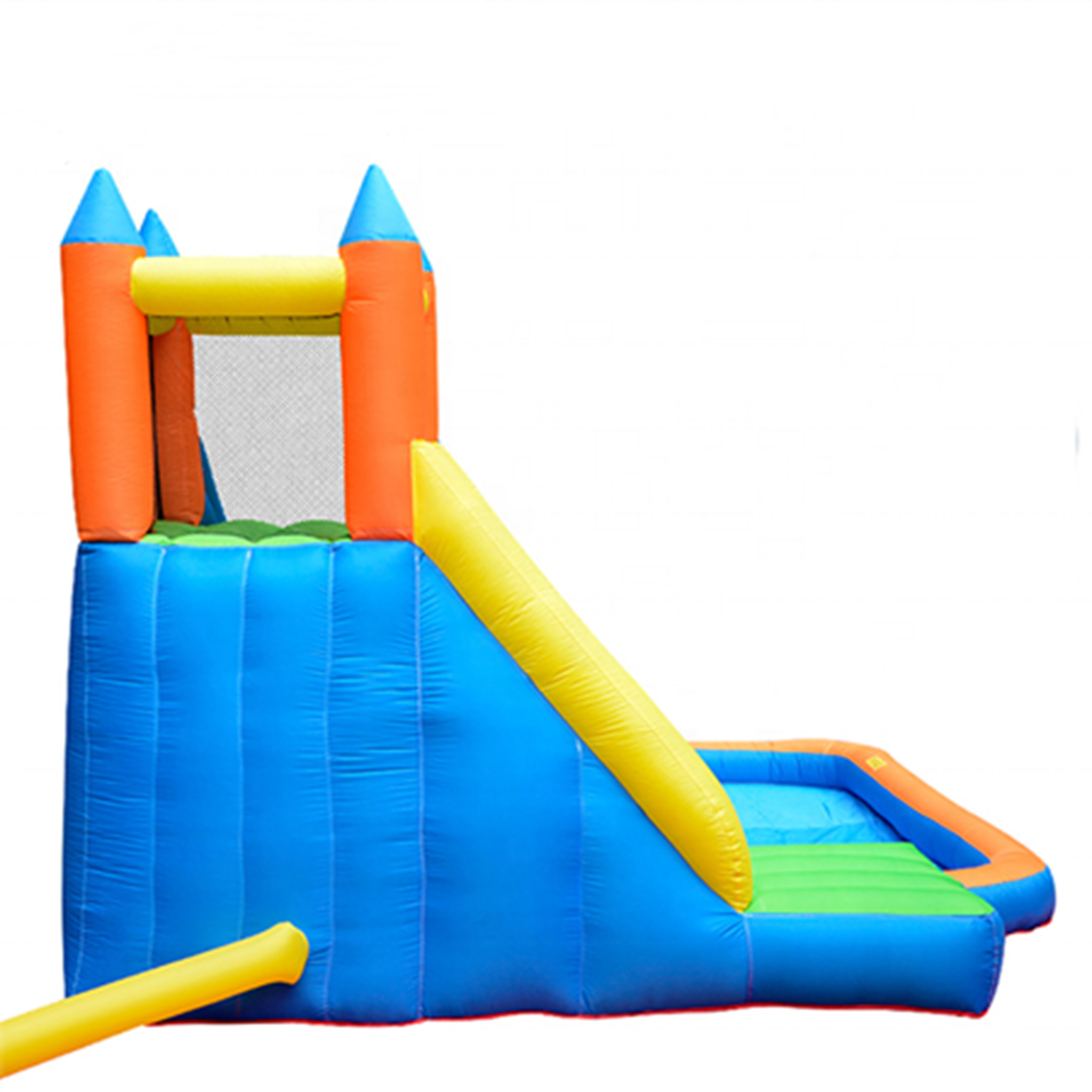Voir la diapositive 5 : AIRMYFUN Château Aquatique Gonflable pour enfants 4m - Aire de jeux avec Escalade, Tobbogan et Piscine - Aqua Park