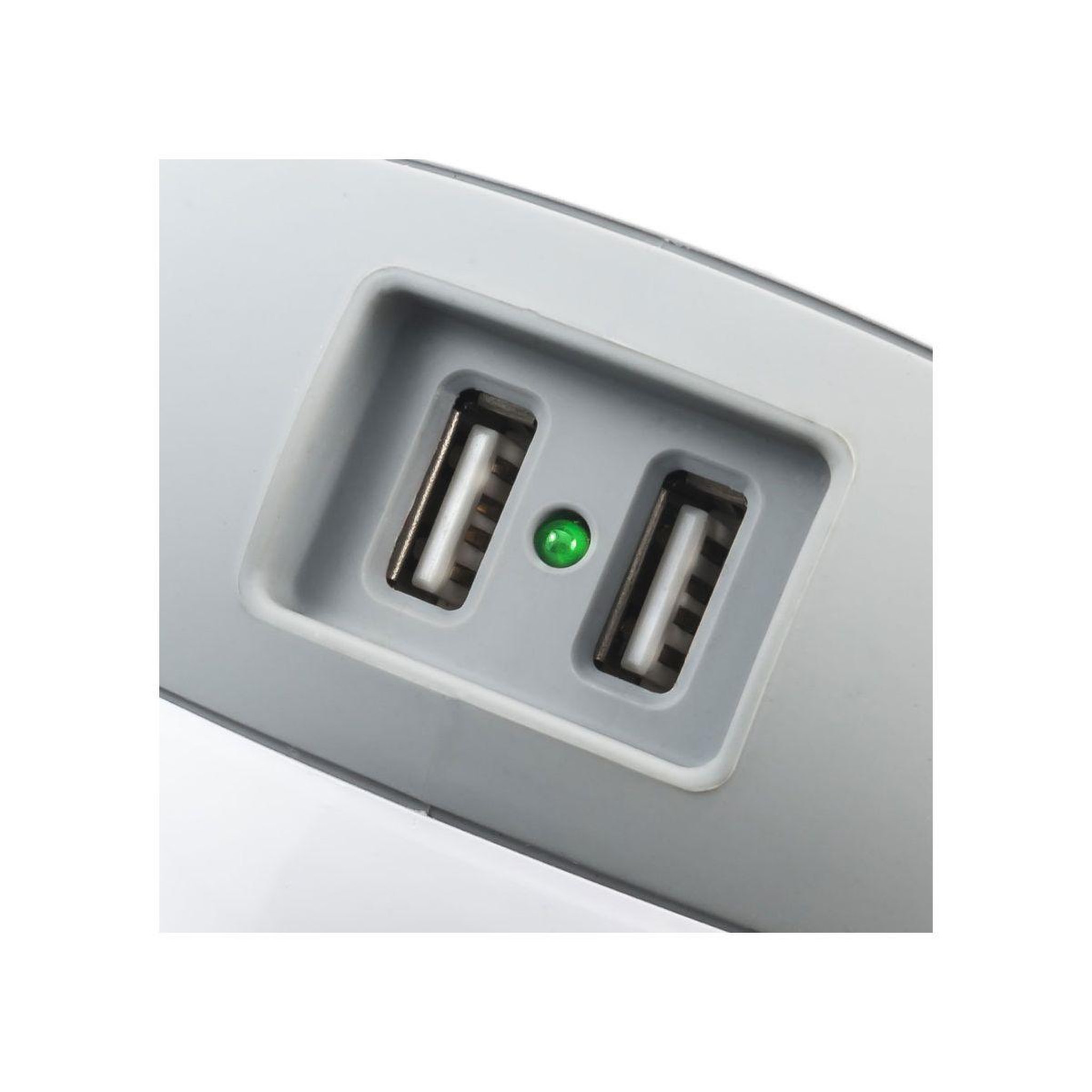 Voir la diapositive 4 : WATT AND CO Multiprise usb wattball blanc