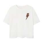 NAME IT T shirt  Fille Name it Tarima. Coloris disponibles : Blanc