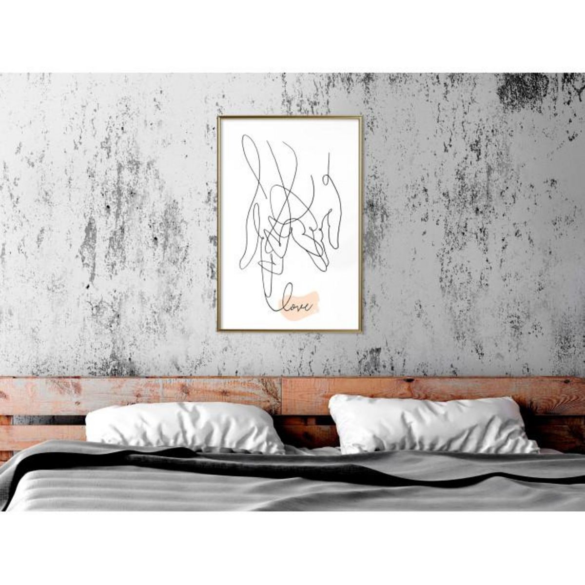 Paris Prix Affiche Murale Encadrée  Complicated Love